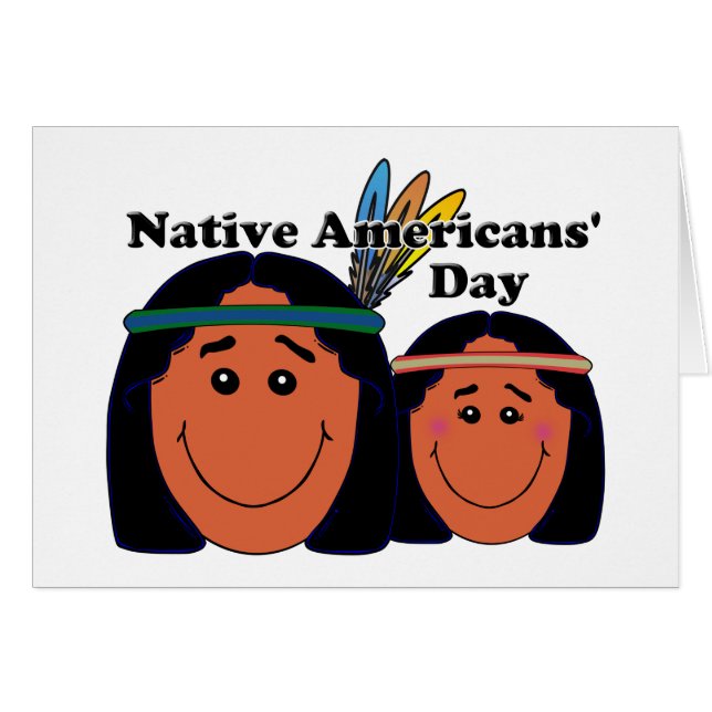 Dag van de inheemse Amerikanen (Voorkant Horizontaal)