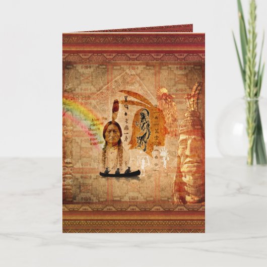 Dag van de Inheemse Volken 2e maandag in oktober K Kaart (Voorkant)