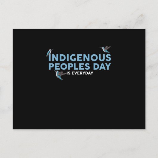 Dag van de inheemse volkeren aankondigingskaart (Voorkant)