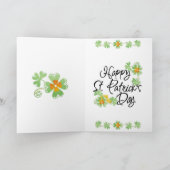 Dag van de kaart-St. Patricks Kaart (Binnen)