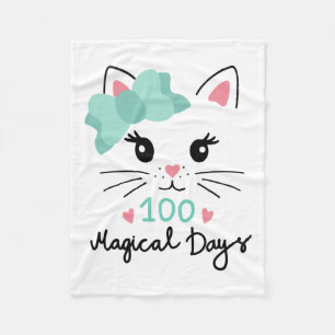 Dag Van De Kleuter Kitty Meisjes Kinderen 100 Magi Fleece Deken