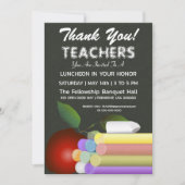 Dag van de leerkrachten | Uitnodigingen voor lerar (Voorkant)