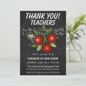 Dag van de leerkrachten | Uitnodigingen voor lerar (Staand voorkant)