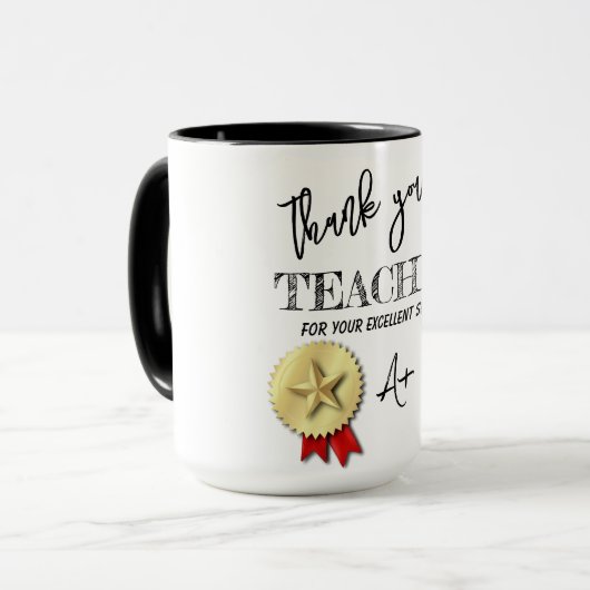 Dag van de leerkrachten | waardering van de leerkr mok (Voorkant links)