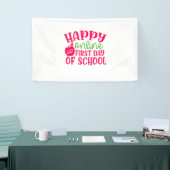 Dag van de leraar Gelukkig Online Eerste Dag van d Spandoek (Beurs)