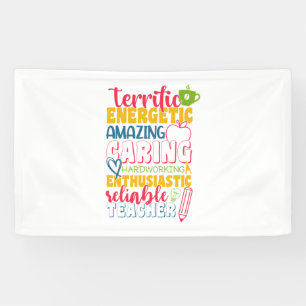 Dag van de leraar Verbazingende Leraar Spandoek