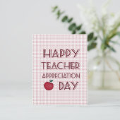 Dag van de Lerarenwaardering Bedankkaart (Staand voorkant)