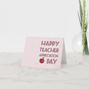 Dag van de Lerarenwaardering Bedankkaart