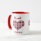 Dag van de Lerarenwaardering Mok (Voorkant links)