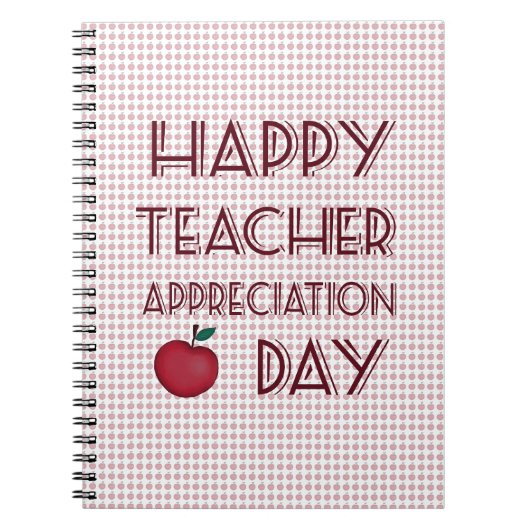 Dag van de Lerarenwaardering Notitieboek (Voorkant)