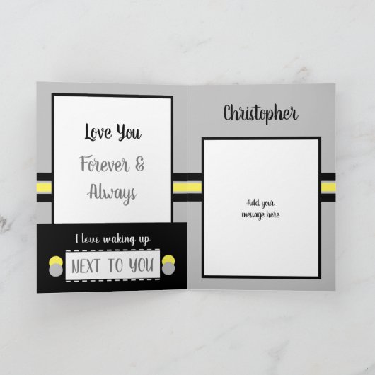 Dag van de man elke dag is bijzonder grijs kaart (Binnen)