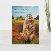 Dag van de marmot humor kaart (Voorkant)