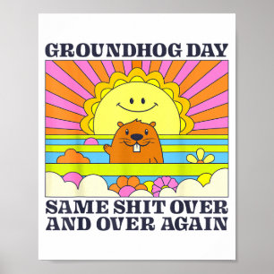 Dag van de marmot Mannen Vrouwen Dierenliefhebbers Poster