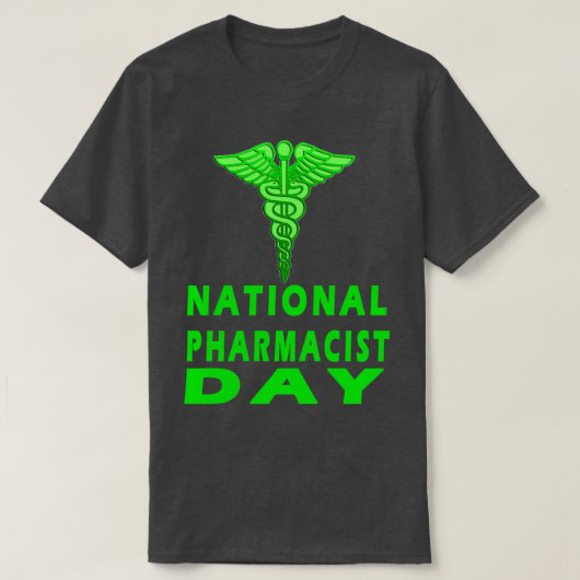 dag van de nationale apotheker 12 t-shirt (Design voorkant)