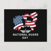 Dag van de Nationale Garde Briefkaart (Voorkant)