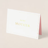 Dag van de Nota voor Moeder van de Bruid Folie Kaarten (Voorkant)