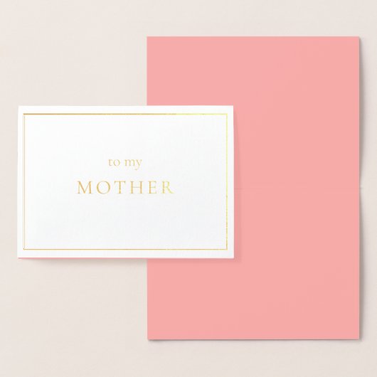 Dag van de Nota voor Moeder van de Bruid Folie Kaarten (Display)