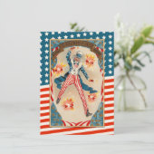 dag van de onafhankelijkheid Antiek amerika nodig Kaart (Staand voorkant)