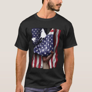 Dag van de Onafhankelijkheid US vlag Kalf Roper Pu T-shirt