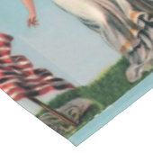  dag van de onafhankelijkheid van Lady Liberty op  Tafelkleed (Gekanteld)