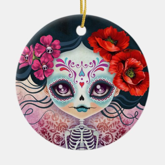 Dag van de Ornament van de Dode Suikerschedel (Voorkant)
