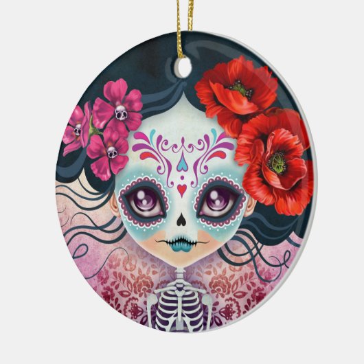 Dag van de Ornament van de Dode Suikerschedel (Links)