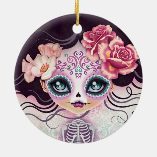 Dag van de Ornament van de Dode Suikerschedel (Achterkant)