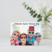 Dag van de ouderen vieren briefkaart (Staand voorkant)
