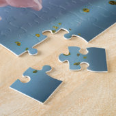 Dag van de ouderen vieren legpuzzel (Zijkant)