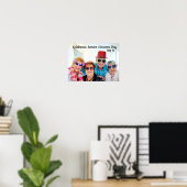 Dag van de ouderen vieren poster (Thuiskantoor)