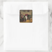 Dag van de Parting, 1872 Vierkante Sticker (Tas)