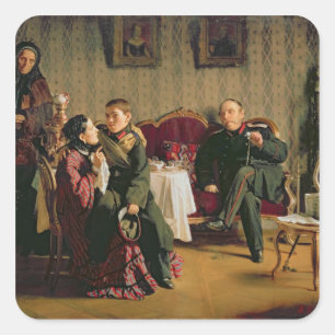 Dag van de Parting, 1872 Vierkante Sticker