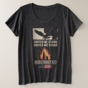 Dag van de Patriot (11 september) Grote Maat T-shirt
