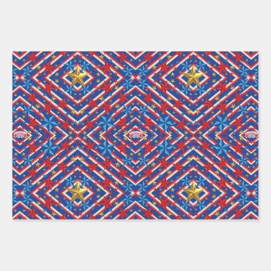 Dag van de Patriottische Arbeid Inpakpapier Vel (Voorkant)