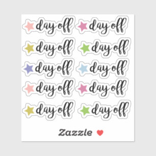 Dag van de planner sticker