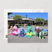 Dag van de Poedel 2016 - Rainbow Poodles Briefkaart (Voorkant / Achterkant)