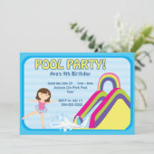  dag van de poolpartij kaart (Staand voorkant)