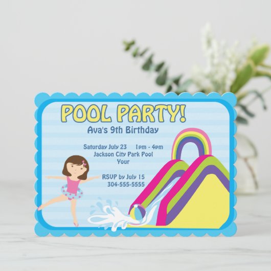  dag van de poolpartij kaart (Staand voorkant)