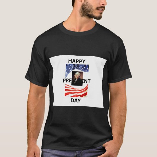 DAG VAN DE PRESIDENT VAN DE AMERIKA T-SHIRT (Voorkant)