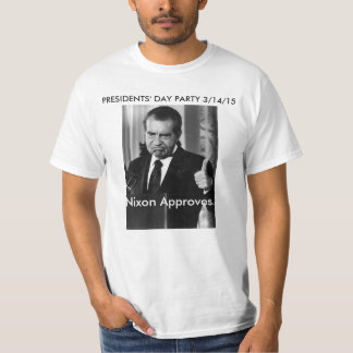 Dag van de presidenten 2015 t-shirt