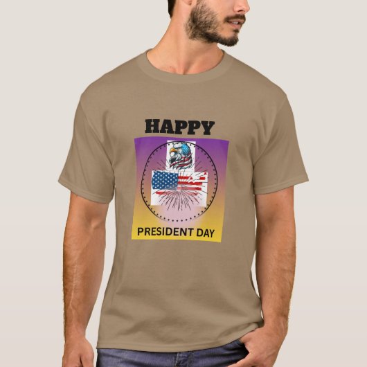 DAG VAN DE PRESIDENTEN VAN AMERIKA T-SHIRT (Voorkant)