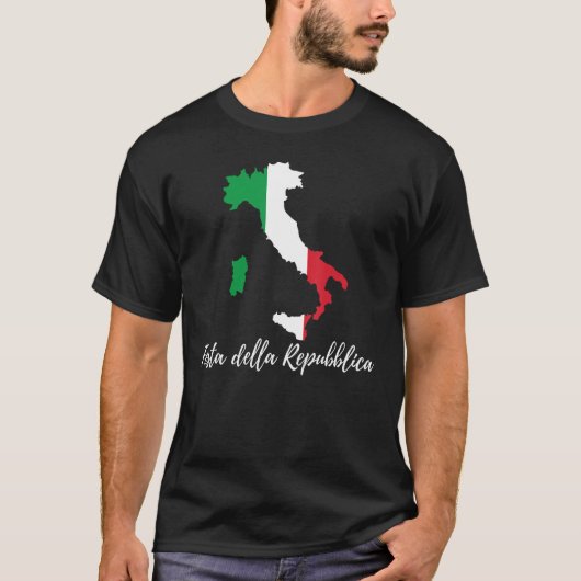 Dag van de Republiek Italië T-shirt (Voorkant)