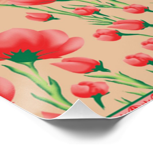 Dag van de Republiek Poster | Patriottische muurku (Hoek)