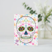 Dag van de schedel met de dode suiker - Heldere mu Briefkaart (Staand voorkant)