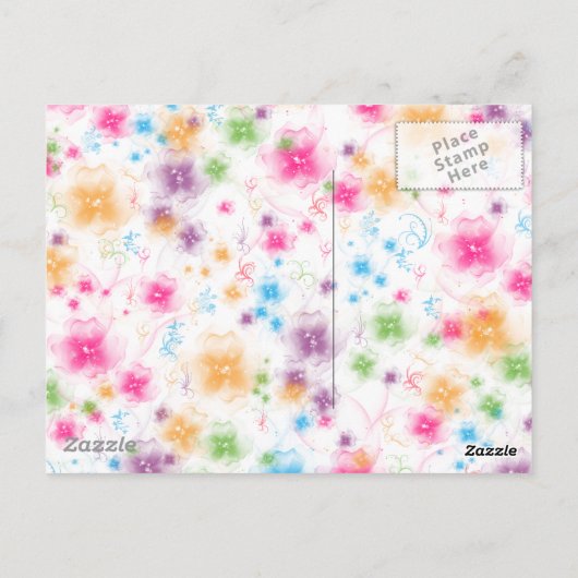 Dag van de schedel met de dode suiker - Heldere mu Briefkaart (Achterkant)