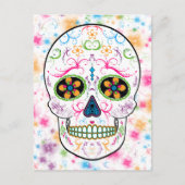 Dag van de schedel met de dode suiker - Heldere mu Briefkaart (Voorkant)