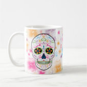 Dag van de schedel met de dode suiker - Heldere mu Koffiemok (Links)