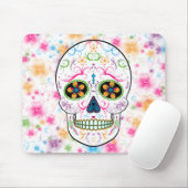 Dag van de schedel met de dode suiker - Heldere mu Muismat (Met muis)