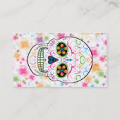 Dag van de schedel met de dode suiker - Heldere mu Visitekaartje (Achterkant)