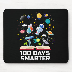 Dag van de School 100 dagen slimmere boeken Space Muismat